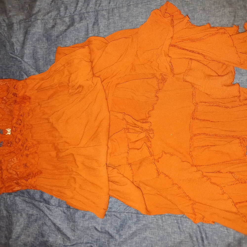 Women's Orange Dress